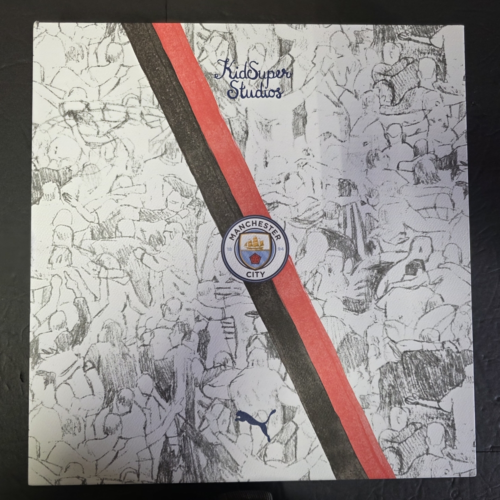 Rare Collector PUMA x KidSuper Manchester City authentic soccer jersey. 